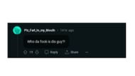 Another Reddit user's comment